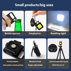 🔥 Mini Keychain Flashlight – Rechargeable Magnetic LED Light