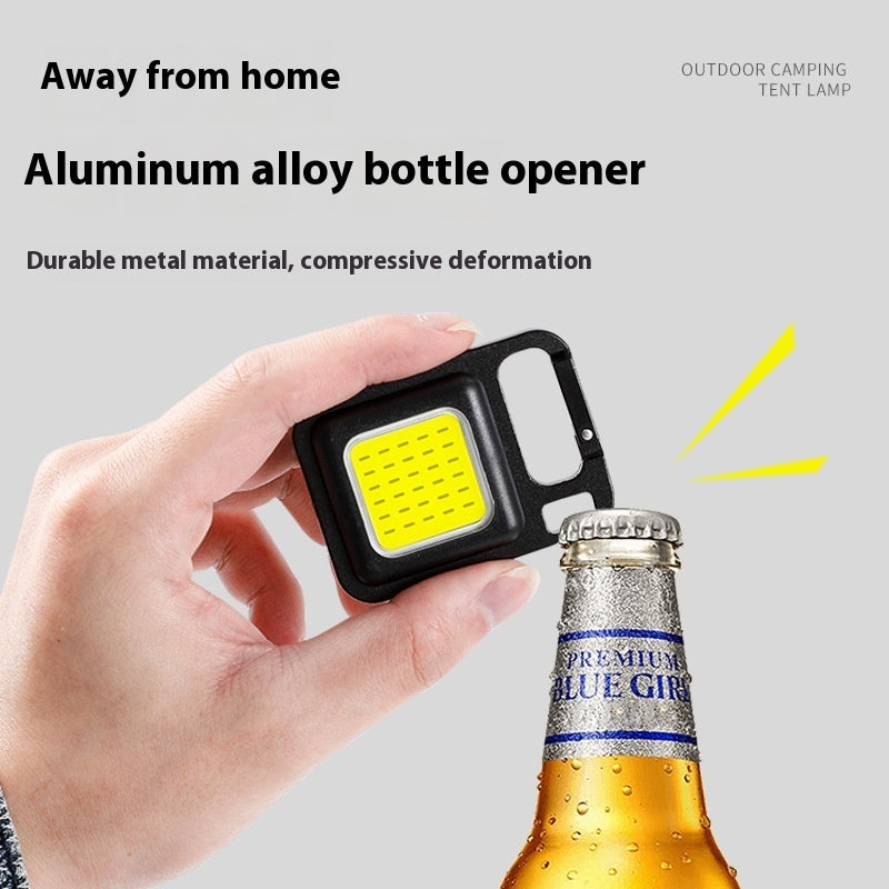 🔥 Mini Keychain Flashlight – Rechargeable Magnetic LED Light