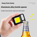 🔥 Mini Keychain Flashlight – Rechargeable Magnetic LED Light