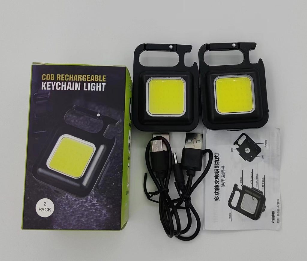 🔥 Mini Keychain Flashlight – Rechargeable Magnetic LED Light