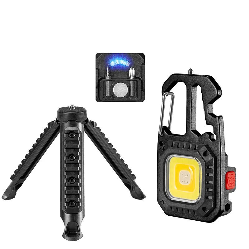 Mini Keychain Flashlight – Compact & Powerful (With Tripod Option)
