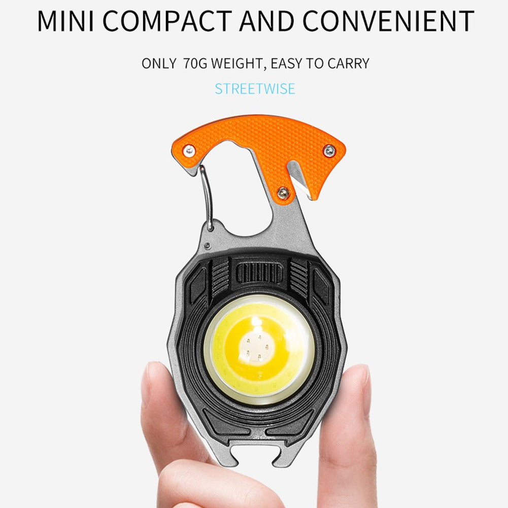 Never Be Left in the Dark – Mini Magnetic Keychain Light